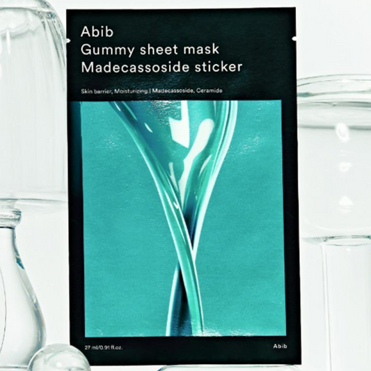 Abib Gum Sheet Mask Sticker (1 sheet) (Eoseongcho/Susuncho/Madecassoside/Collagen Milk/Vitamin)